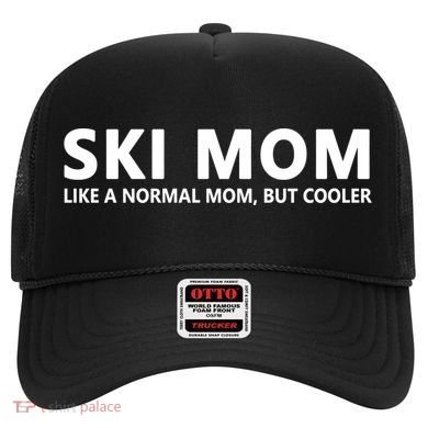 Funny Skiing Mother Ski Mom Gift Hat