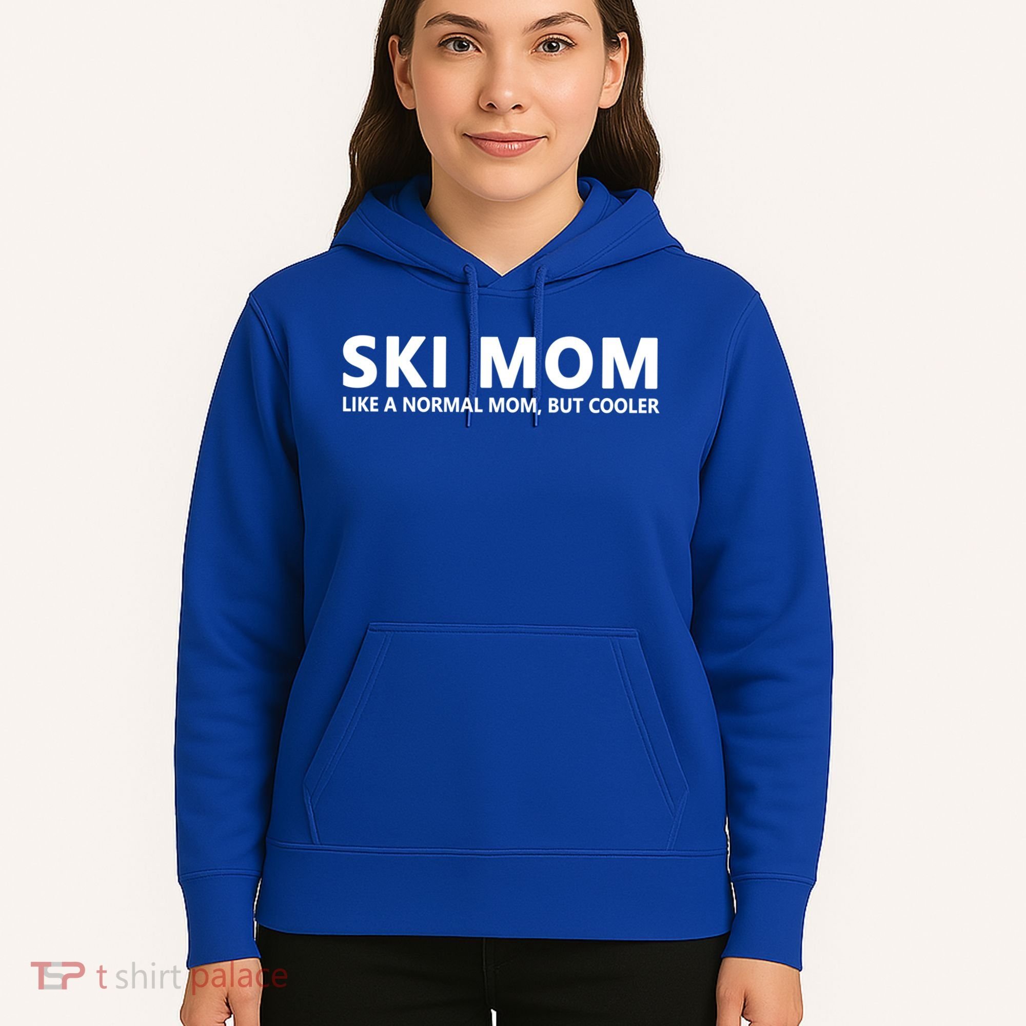 Funny Skiing Mother Ski Mom Gift Hoodie