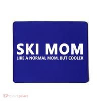 Funny Skiing Mother Ski Mom Gift Mousepad thumb 0