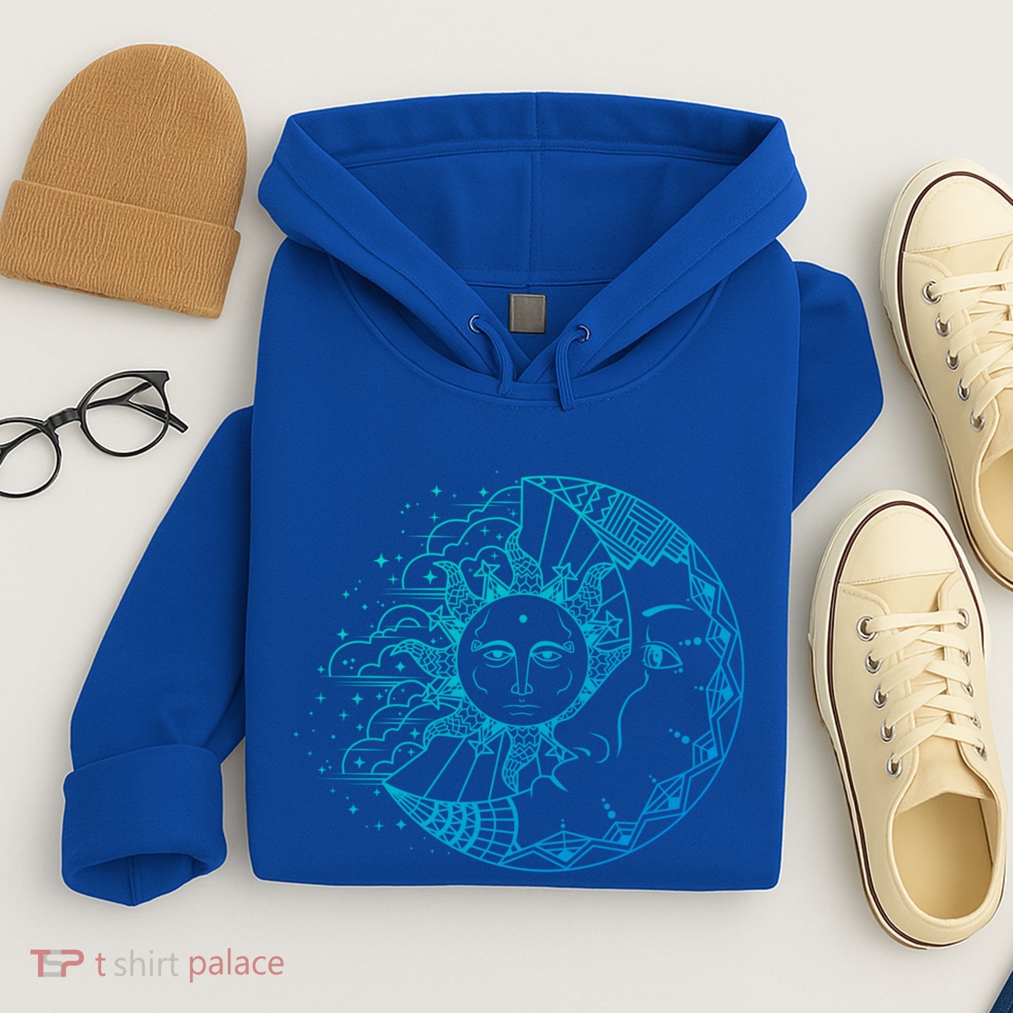 Funny Sun Moon Astrology Astronomer Astronomy Gift Hoodie