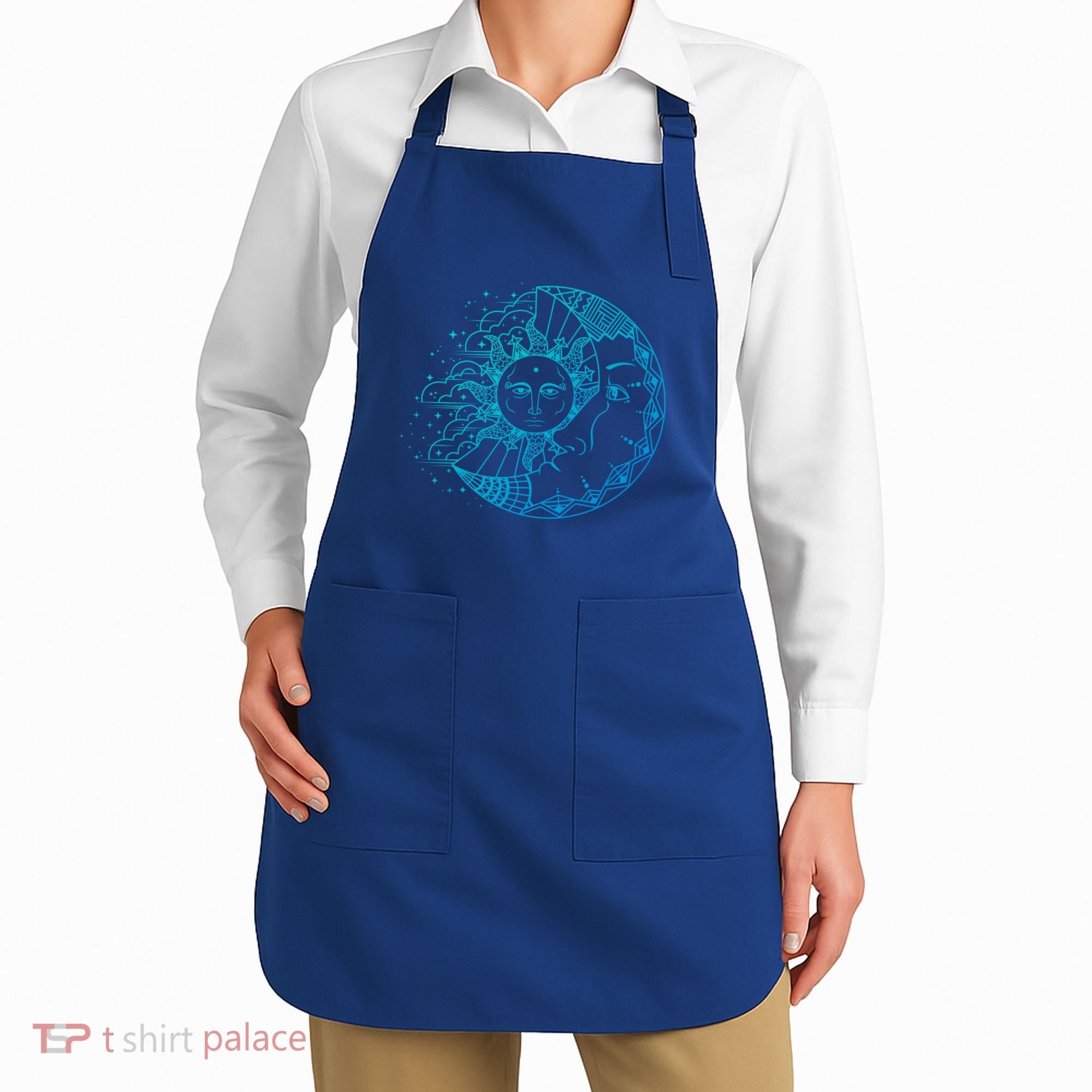 Funny Sun Moon Astrology Astronomer Astronomy Gift Apron