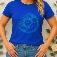 Funny Sun Moon Astrology Astronomer Astronomy Gift Women's T-Shirt thumb 2
