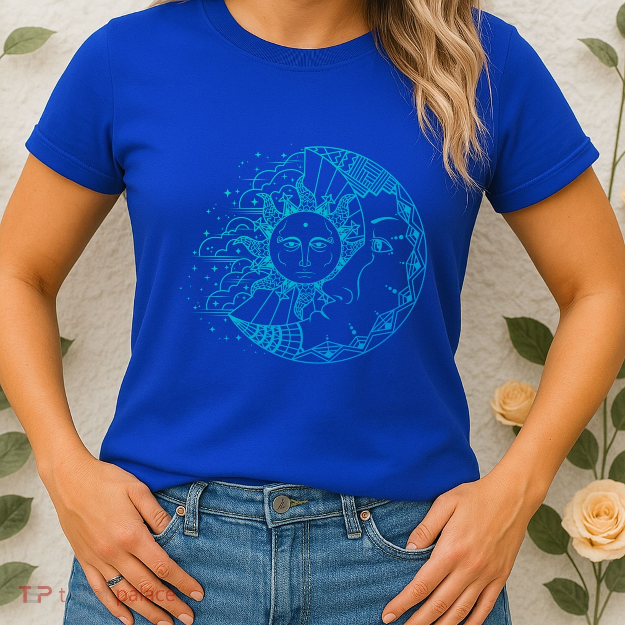Funny Sun Moon Astrology Astronomer Astronomy Gift Women's T-Shirt