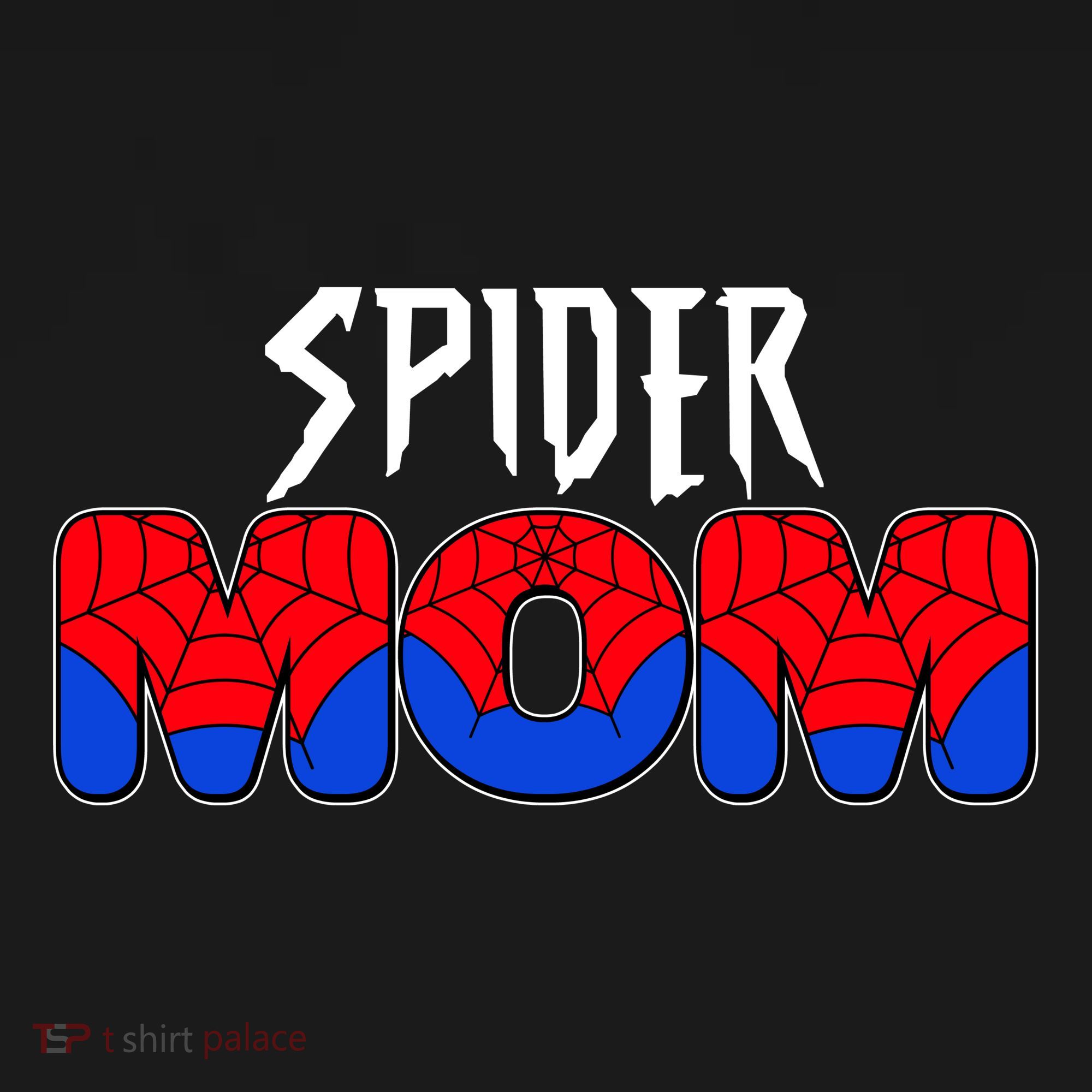 Funny Spider Mom Matching Family Shirts Backpack