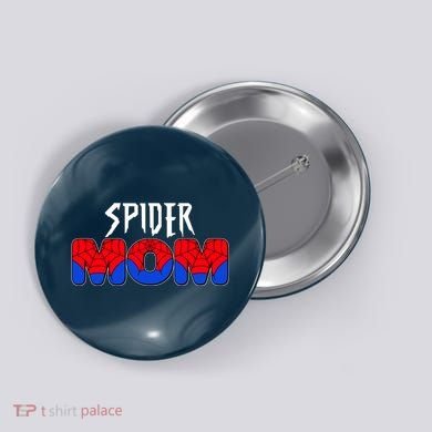 Funny Spider Mom Matching Family Shirts Button