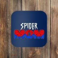 Funny Spider Mom Matching Family Shirts Coaster thumb 0