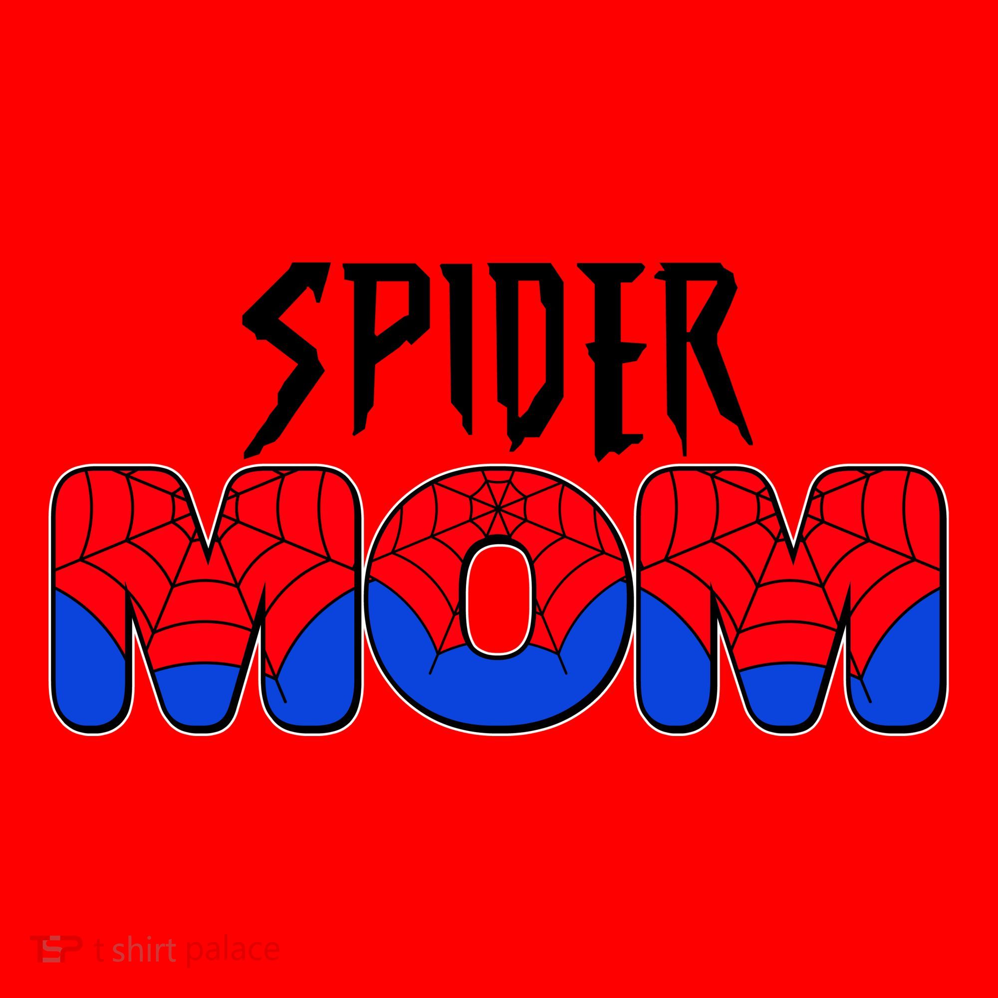 Funny Spider Mom Matching Family Shirts Santa Hat