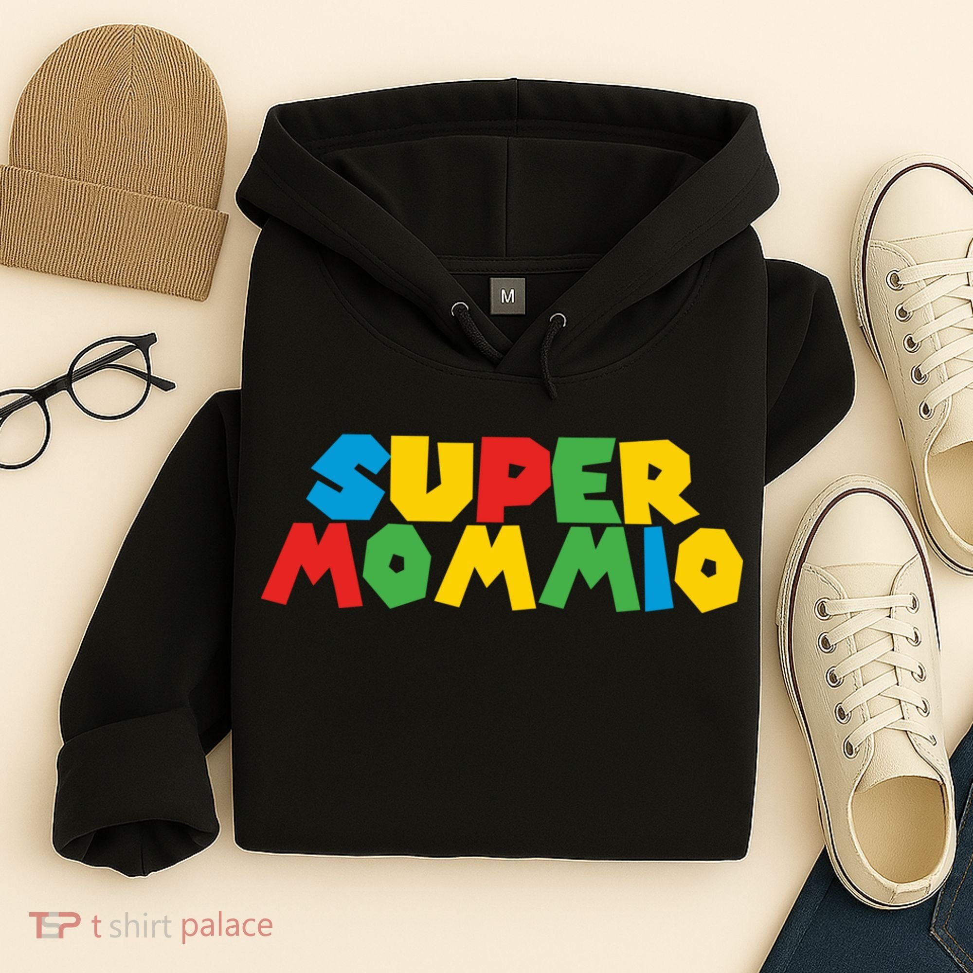 Funny Super Mommio Mother's Day Gamer Hoodie