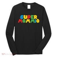 Funny Super Mommio Mother's Day Gamer Long Sleeve Shirt thumb 0