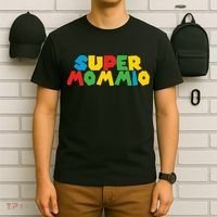 Funny Super Mommio Mother's Day Gamer T-Shirt thumb 6