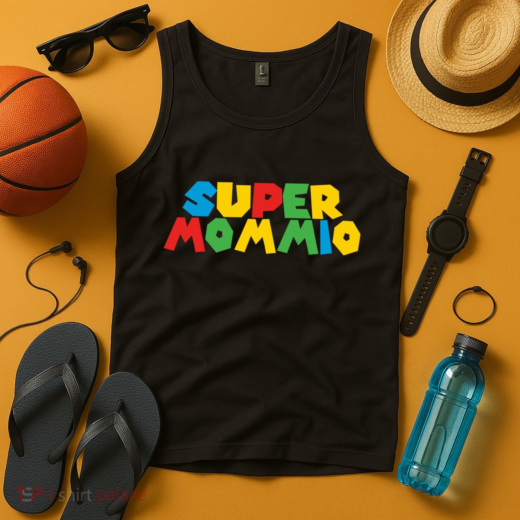 Funny Super Mommio Mother's Day Gamer Tank Top
