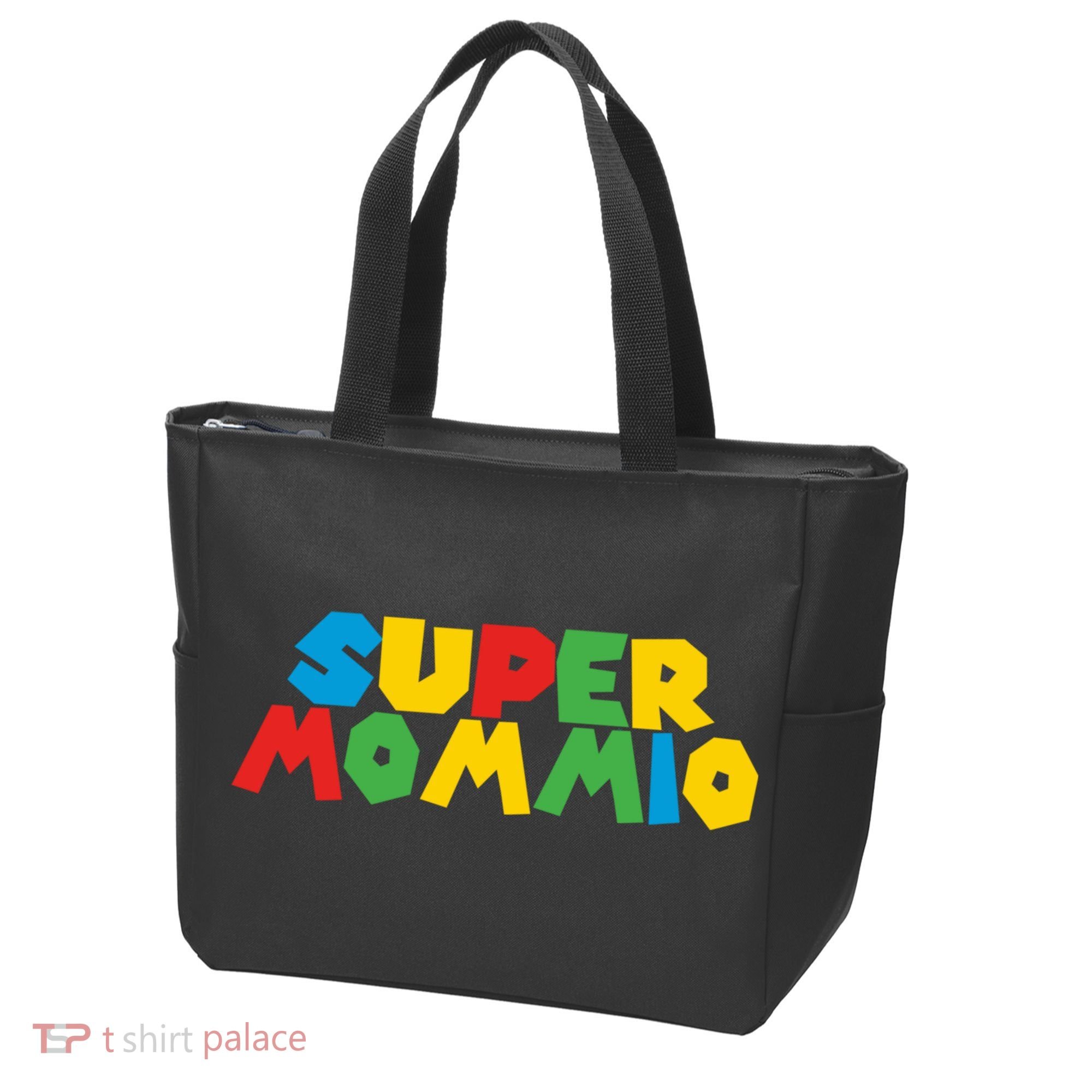 Funny Super Mommio Mother's Day Gamer Tote Bag