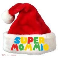 Funny Super Mommio Mother's Day Gamer Santa Hat thumb 0