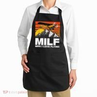 Funny Saying MILF Man I Love Flying Apron thumb 2