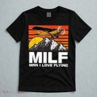 Funny Saying MILF Man I Love Flying T-Shirt thumb 5