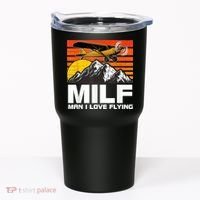 Funny Saying MILF Man I Love Flying Tumbler thumb 0