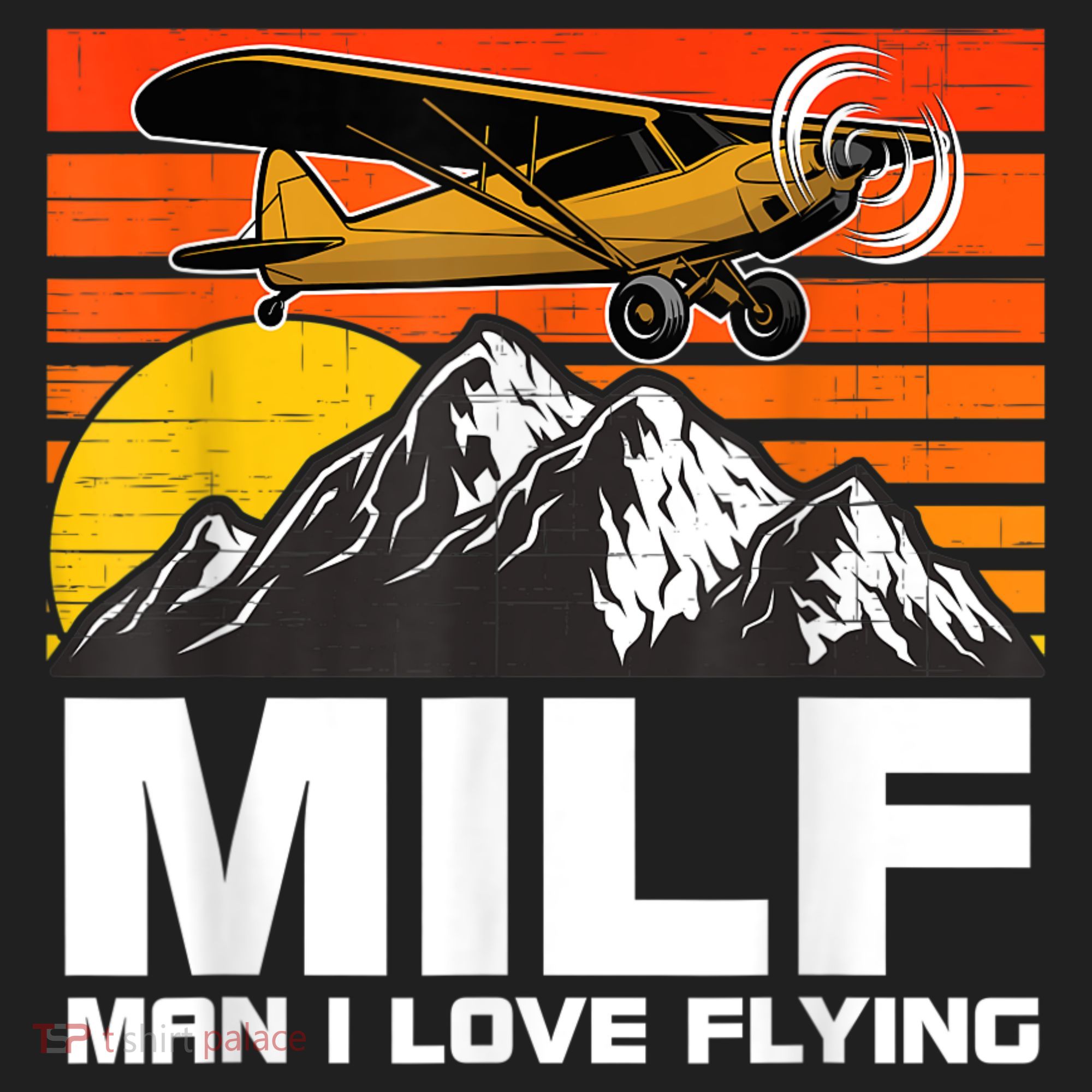 Funny Saying MILF Man I Love Flying Hat