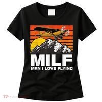 Funny Saying MILF Man I Love Flying Women's T-Shirt thumb 0