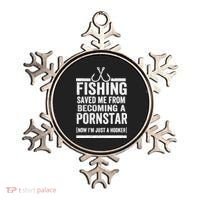 Fishing Saved Me From Being A Pornstar Fishing Ornament thumb 0