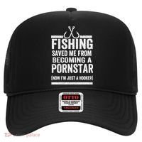 Fishing Saved Me From Being A Pornstar Fishing Hat thumb 0