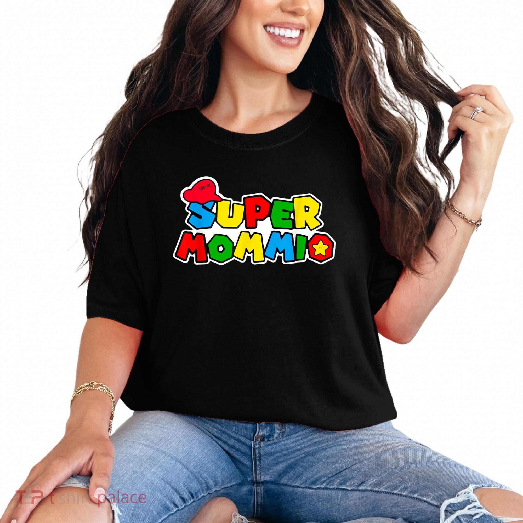 Funny Super Mommio Mother's Day Gamer Comfort Colors T-Shirt