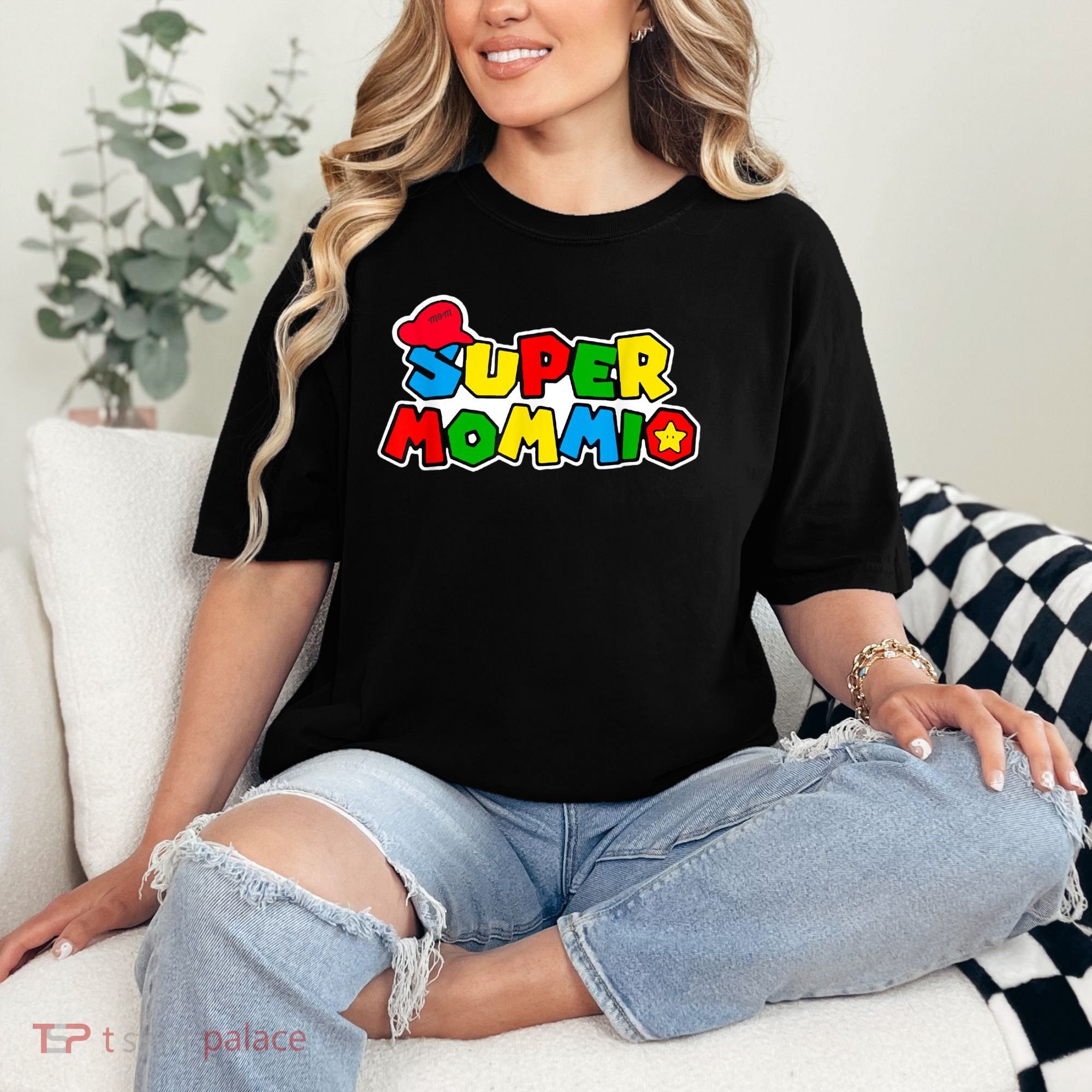 Funny Super Mommio Mother's Day Gamer Comfort Colors T-Shirt