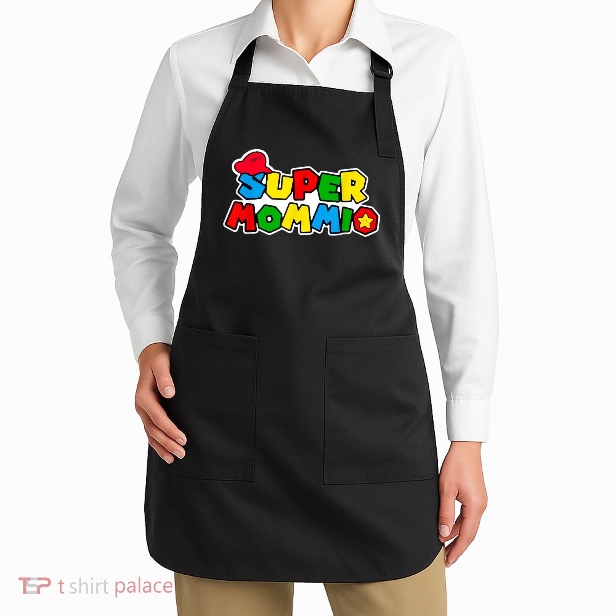 Funny Super Mommio Mother's Day Gamer Apron