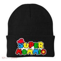 Funny Super Mommio Mother's Day Gamer Beanie thumb 0