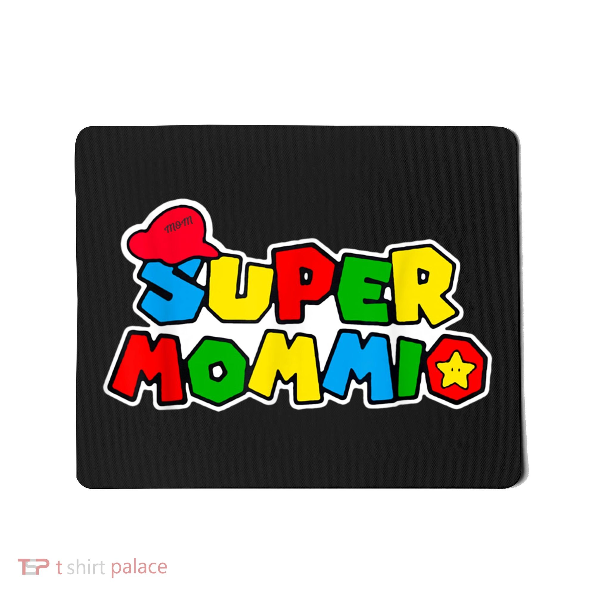 Funny Super Mommio Mother's Day Gamer Mousepad