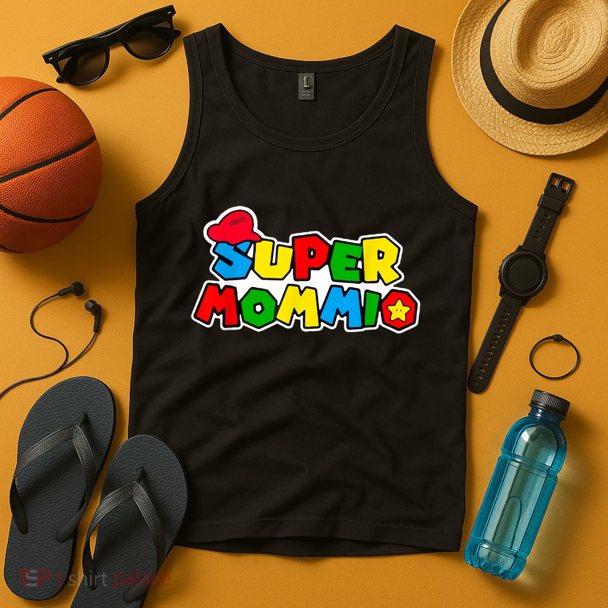 Funny Super Mommio Mother's Day Gamer Tank Top