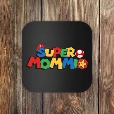 Funny Super Mommio Mother's Day Coaster