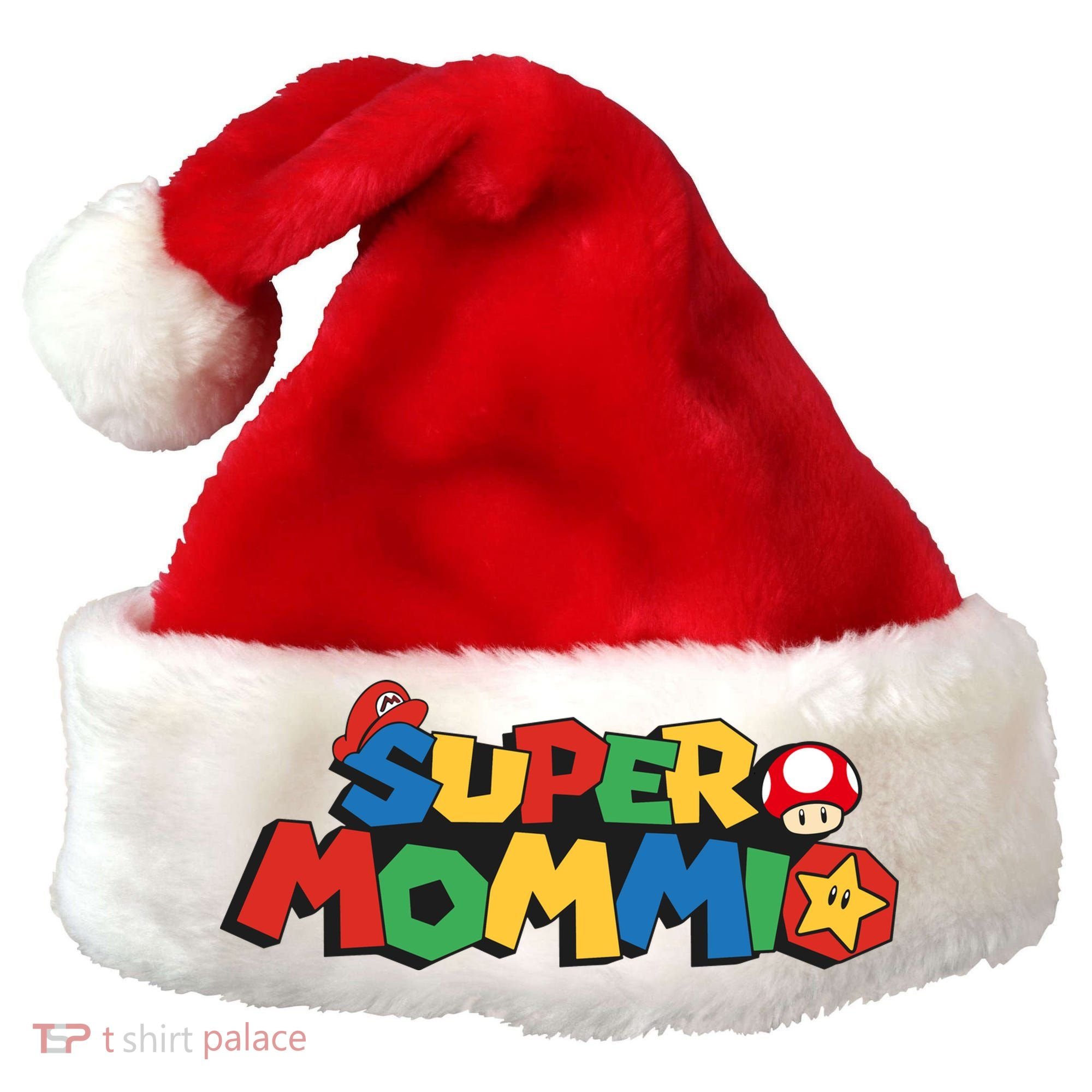 Funny Super Mommio Mother's Day Santa Hat