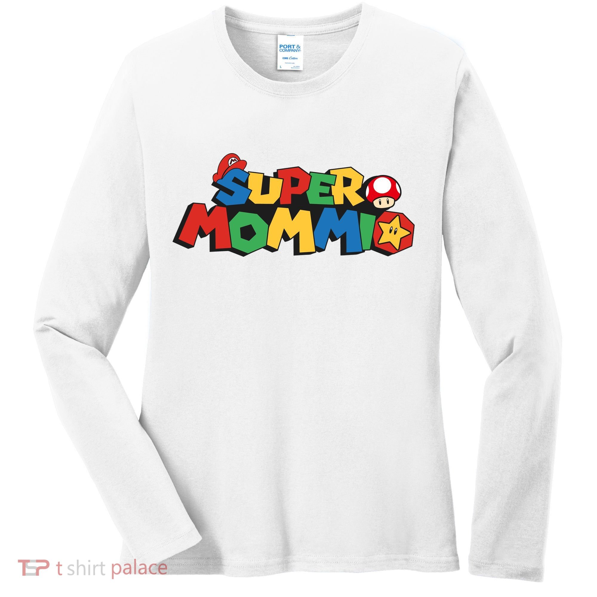 Funny Super Mommio Mother's Day Women's Long Sleeve Shirt