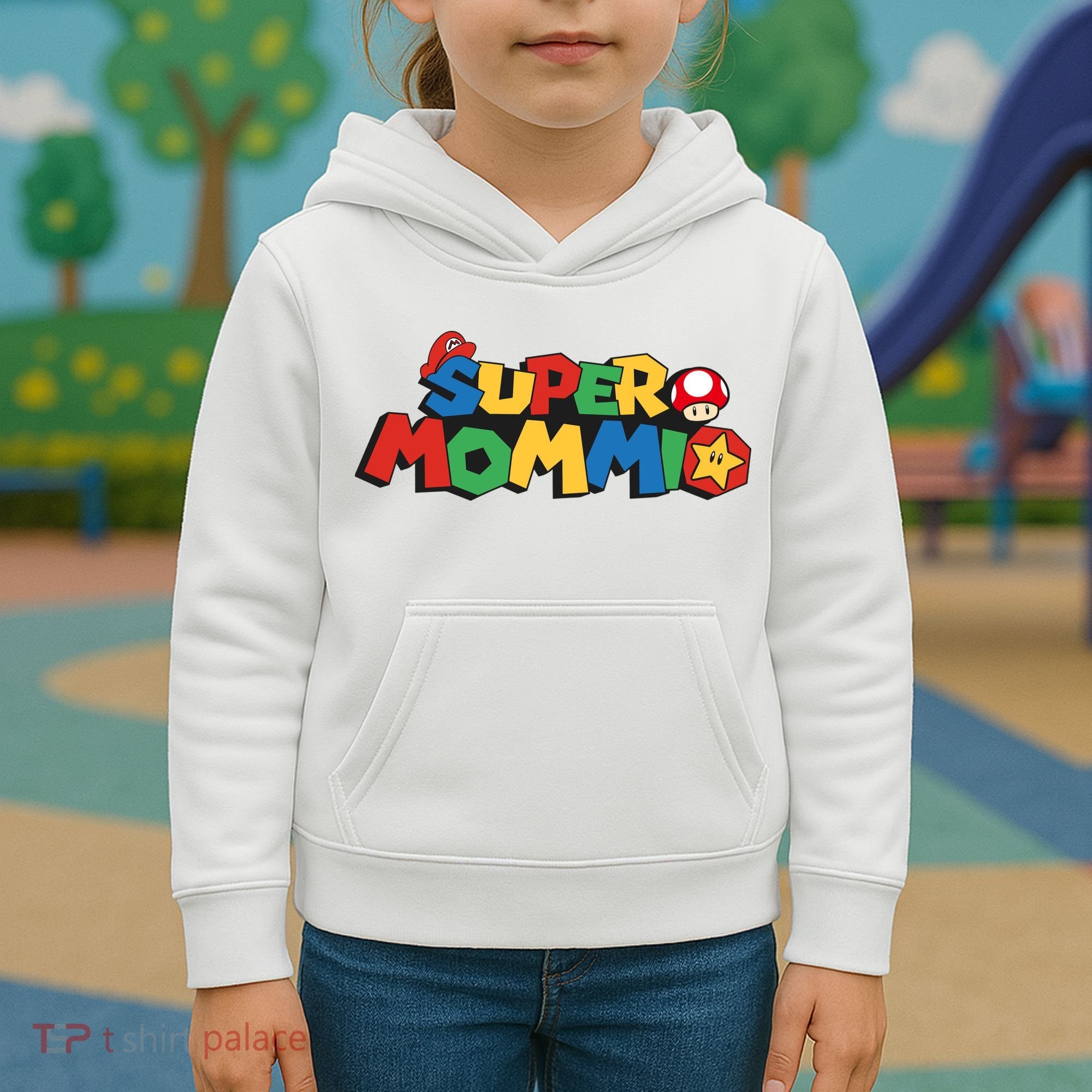 Funny Super Mommio Mother's Day Kids Hoodie