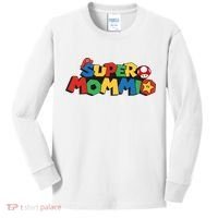 Funny Super Mommio Mother's Day Kids Long Sleeve Shirt thumb 0