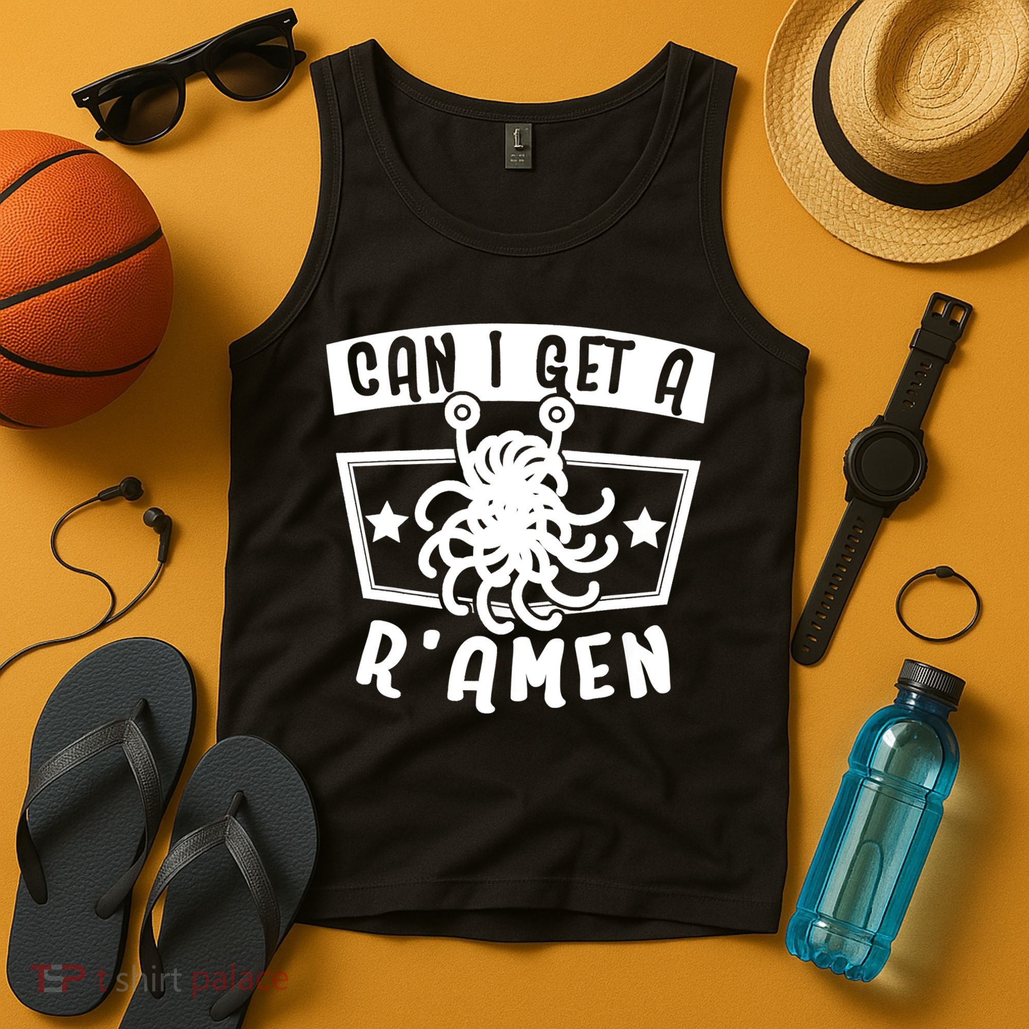 Flying Spaghetti Monster FSM Atheist Tank Top