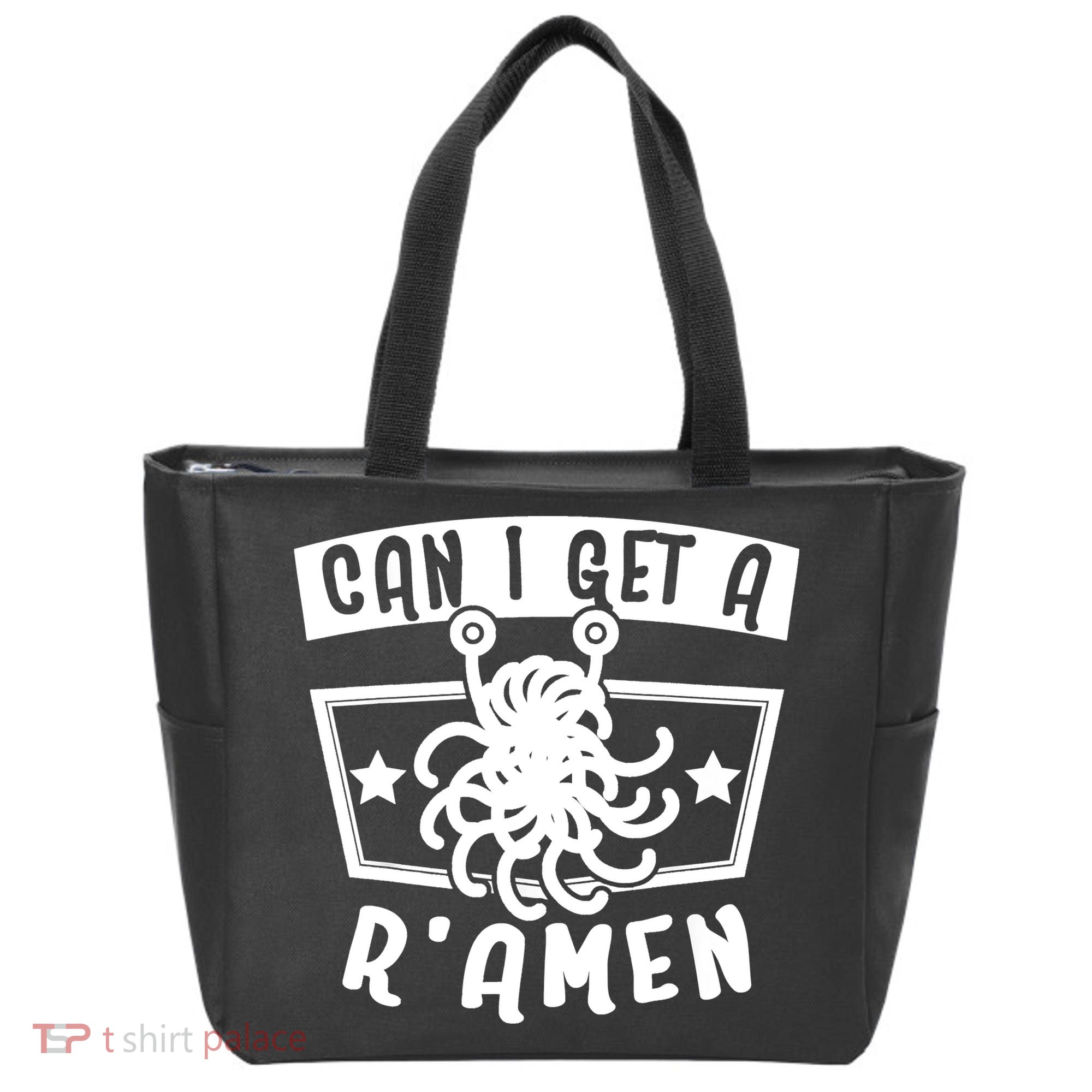 Flying Spaghetti Monster FSM Atheist Tote Bag
