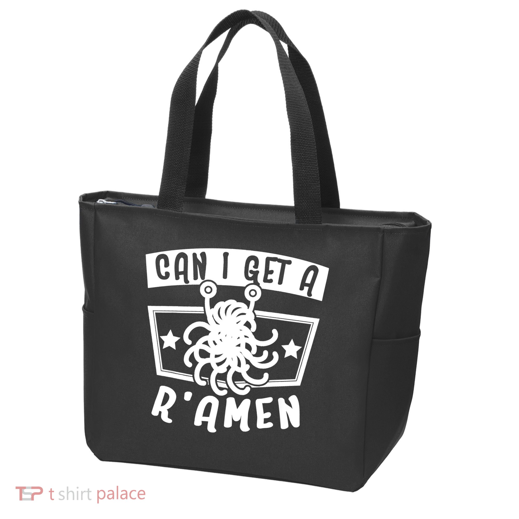 Flying Spaghetti Monster FSM Atheist Tote Bag