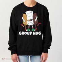 Funny Smores Marshmallow Chocolate Camping Group Hug Women's Sweatshirt thumb 0