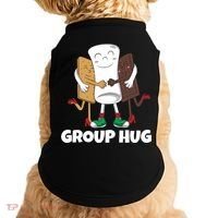 Funny Smores Marshmallow Chocolate Camping Group Hug Doggie Tank thumb 0