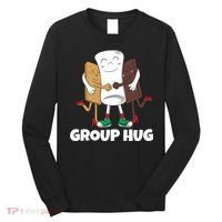 Funny Smores Marshmallow Chocolate Camping Group Hug Long Sleeve Shirt thumb 0