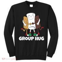 Funny Smores Marshmallow Chocolate Camping Group Hug Sweatshirt thumb 0