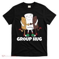 Funny Smores Marshmallow Chocolate Camping Group Hug T-Shirt thumb 0