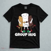 Funny Smores Marshmallow Chocolate Camping Group Hug T-Shirt thumb 5
