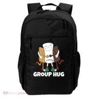 Funny Smores Marshmallow Chocolate Camping Group Hug Backpack thumb 0