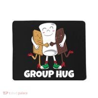 Funny Smores Marshmallow Chocolate Camping Group Hug Mousepad thumb 0