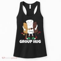 Funny Smores Marshmallow Chocolate Camping Group Hug Women's Tank Top thumb 0