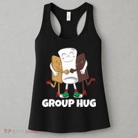 Funny Smores Marshmallow Chocolate Camping Group Hug Women's Tank Top thumb 3