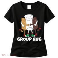Funny Smores Marshmallow Chocolate Camping Group Hug Women's T-Shirt thumb 0