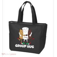 Funny Smores Marshmallow Chocolate Camping Group Hug Tote Bag thumb 3